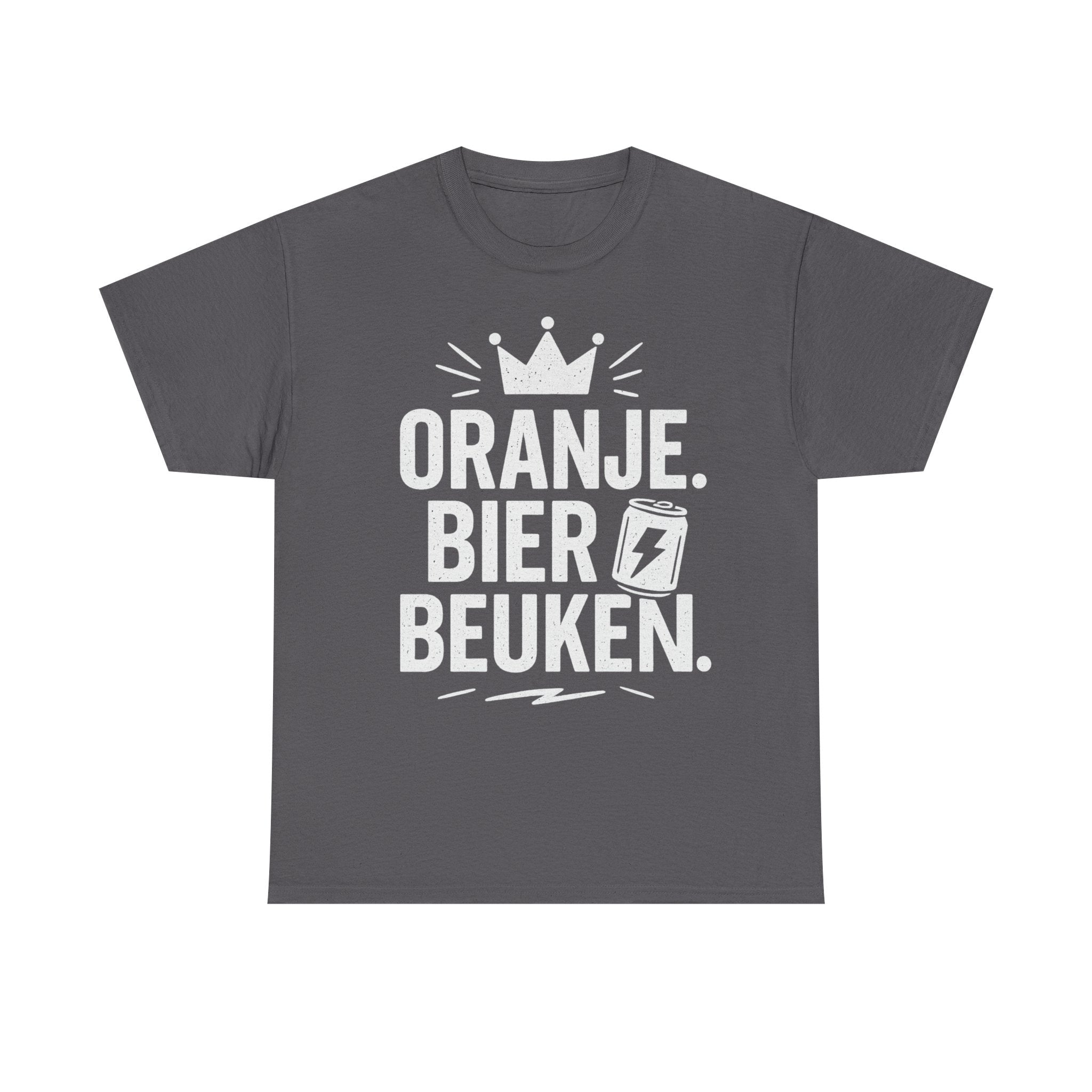 ORANJE. BIER. BEUKEN. – Hardstyle Koningsdag T-shirt voor Mannen - Koning Shirt