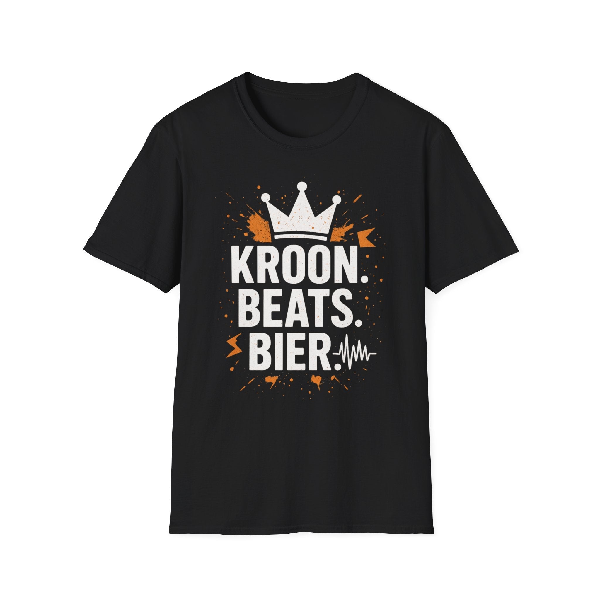 Kroon. Beats. Bier. – Festival T-shirt voor Koningsdag - Koning Shirt