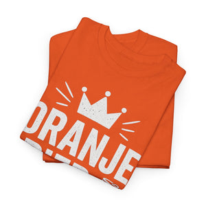 ORANJE. BIER. BEUKEN. – Hardstyle Koningsdag T-shirt voor Mannen - Koning Shirt